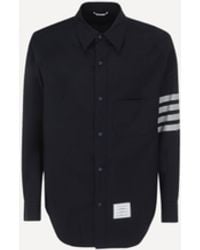 Thom Browne - Wool And Cotton Blend Shirt - Lyst