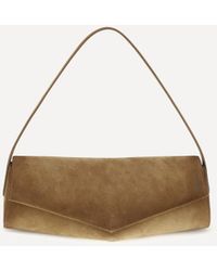 Jil Sander - Kante Suede Shoulder Bag - Lyst