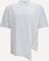 Comme des Garçons - Cotton T-Shirt With Side Zipper - Lyst