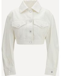 Givenchy - Cocoon Reversed-Effect Raw Denim Jacket - Lyst