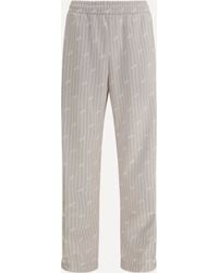 Gcds - All-Over Logo Pinstripe Track Pants - Lyst