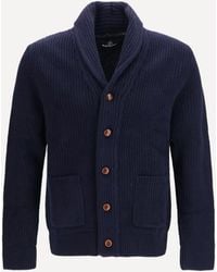 Barbour - Hartland Wool Cardigan - Lyst