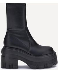 Casadei - Faux Leather Ankle Boots - Lyst