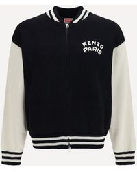KENZO - Paris Emblem Varsity Cardigan - Lyst