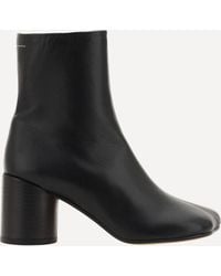 MM6 by Maison Margiela - Heeled Ankle Boots - Lyst
