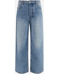 Ami Paris - Cotton Wide-Leg Jeans - Lyst