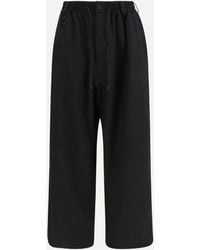 Y-3 - Wool Straight-Leg Pants - Lyst
