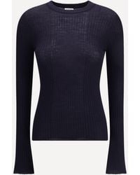 Cruna - Lightweight Wool Crew-Neck Sweater - Lyst
