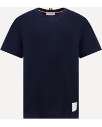Thom Browne - Short Sleeve Crewneck T-Shirt - Lyst