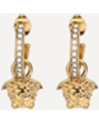 Versace - Medusa Head Drop Earrings - Lyst