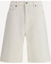 P.A.R.O.S.H. - P. A.R. O.S. H. Denim Bermuda Shorts - Lyst