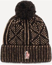 Moncler - Alpaca, Wool And Nylon Blend Beanie With Pom-Pom - Lyst