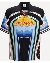 CASABLANCA - Camicia Graphic Mountain - Lyst