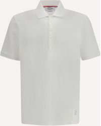 Thom Browne - Polo Whit Iconic Bands - Lyst