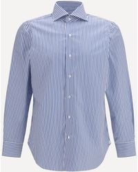 Finamore 1925 - Striped Shirt - Lyst