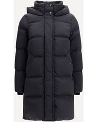 Woolrich - Kelly Quilted Long Down Jacket - Lyst