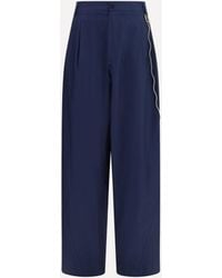 DARKPARK - Phebe Chain Adorned Wide-Leg Pants - Lyst