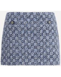 Gucci - Gg Tweed Skirt - Lyst