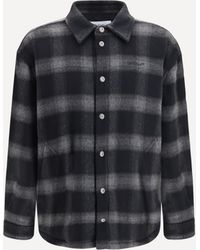 Off-White c/o Virgil Abloh - Padded Flannel Jacket - Lyst