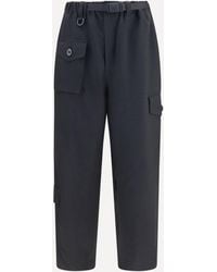 Y-3 - Tapered Twill Sport Pants - Lyst