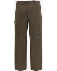 C.P. Company - C. P. Company Stretch Cotton Satin Cargo Pants - Lyst