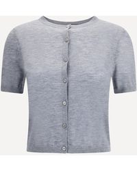 Lisa Yang - Cardigan Charlotte A Maniche Corte - Lyst