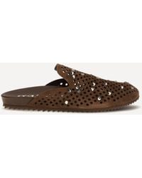 Pedro Garcia - Braidy Mules Chestnut Castoro-Greige - Lyst