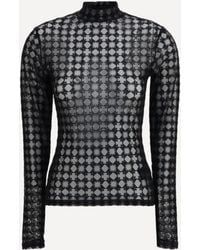 Amiri - Semi-Transparent Top - Lyst