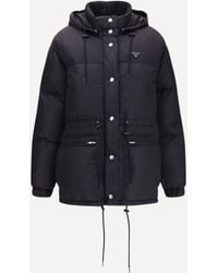 Prada - Padded High-Collar Jacket - Lyst