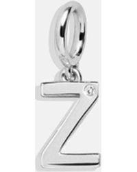 BaubleBar - Classic Silver Initial Cluster Charm - Lyst