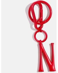 BaubleBar - Red Initial Enamel Bag Charm - Lyst