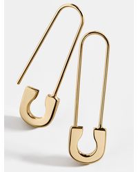 BaubleBar Spillo 18k Gold Earrings - Metallic