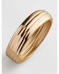 BaubleBar - Odessa Hinge Bangle Bracelet - Lyst