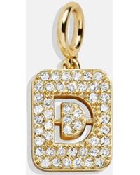 BaubleBar - Block Pavé Initial Cluster Charm - Lyst
