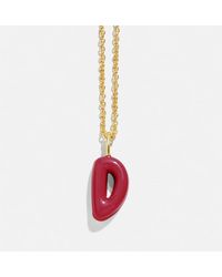BaubleBar - Mini Bubble Initial Enamel Necklace - Lyst