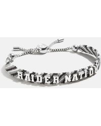 BaubleBar - Las Vegas Raiders Nfl Woven Friendship Bracelet - Lyst