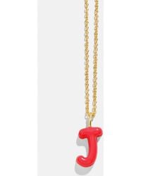 BaubleBar - Mini Bubble Initial Enamel Necklace - Lyst