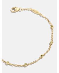 BaubleBar - Yasmine 18k Gold Birthstone Bracelet - Lyst