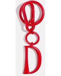 BaubleBar - Red Initial Enamel Bag Charm - Lyst