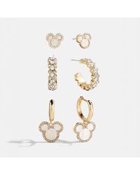 BaubleBar - Disney Mickey Mouse Mother Of Pearl Earring Set - Lyst