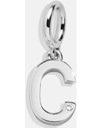 BaubleBar - Classic Silver Initial Cluster Charm - Lyst