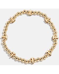BaubleBar - Gold Repeating Initial Pisa Bracelet - Lyst
