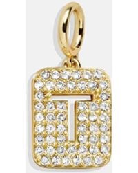 BaubleBar - Block Pavé Initial Cluster Charm - Lyst