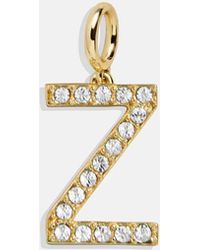 BaubleBar - Pavé Initial Cluster Charm - Lyst