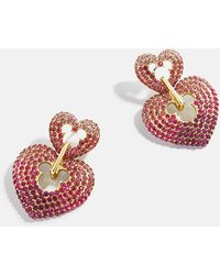BaubleBar - Disney Mickey Mouse Heart Statement Earrings - Lyst