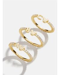 BaubleBar - Disney Mickey Mouse 14k Gold Plated Sterling Silver Custom Ring - Lyst