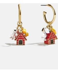 BaubleBar - Peanuts Snoopy & Woodstock Charm Earrings - Lyst