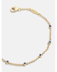 BaubleBar - Yasmine 18k Gold Birthstone Bracelet - Lyst