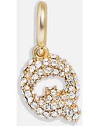 BaubleBar - Pavé Bubble Initial Cluster Charm - Lyst