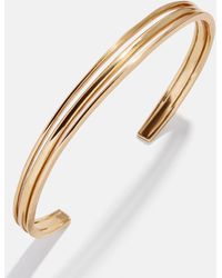 BaubleBar - Rachelle 18k Gold Cuff Bracelet - Lyst